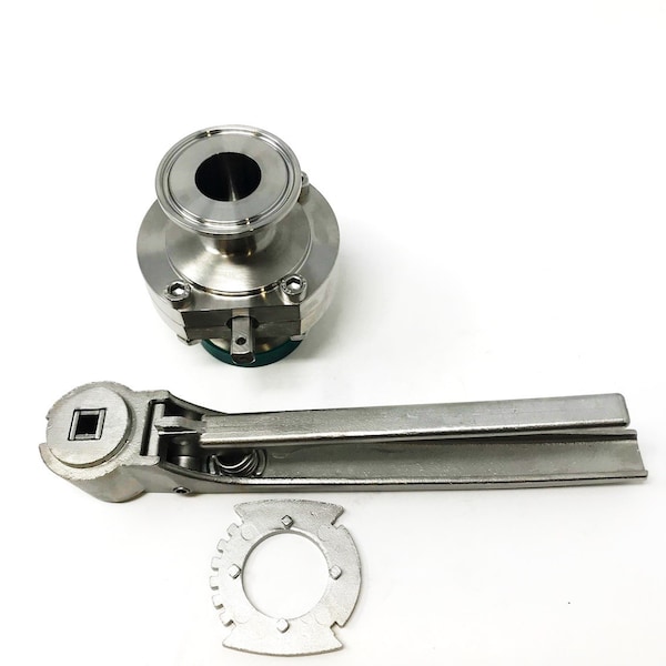 Alfa Laval Sanitary Butterfly Valve 1" Tri Clamp EPDM 316L SS MultiPos